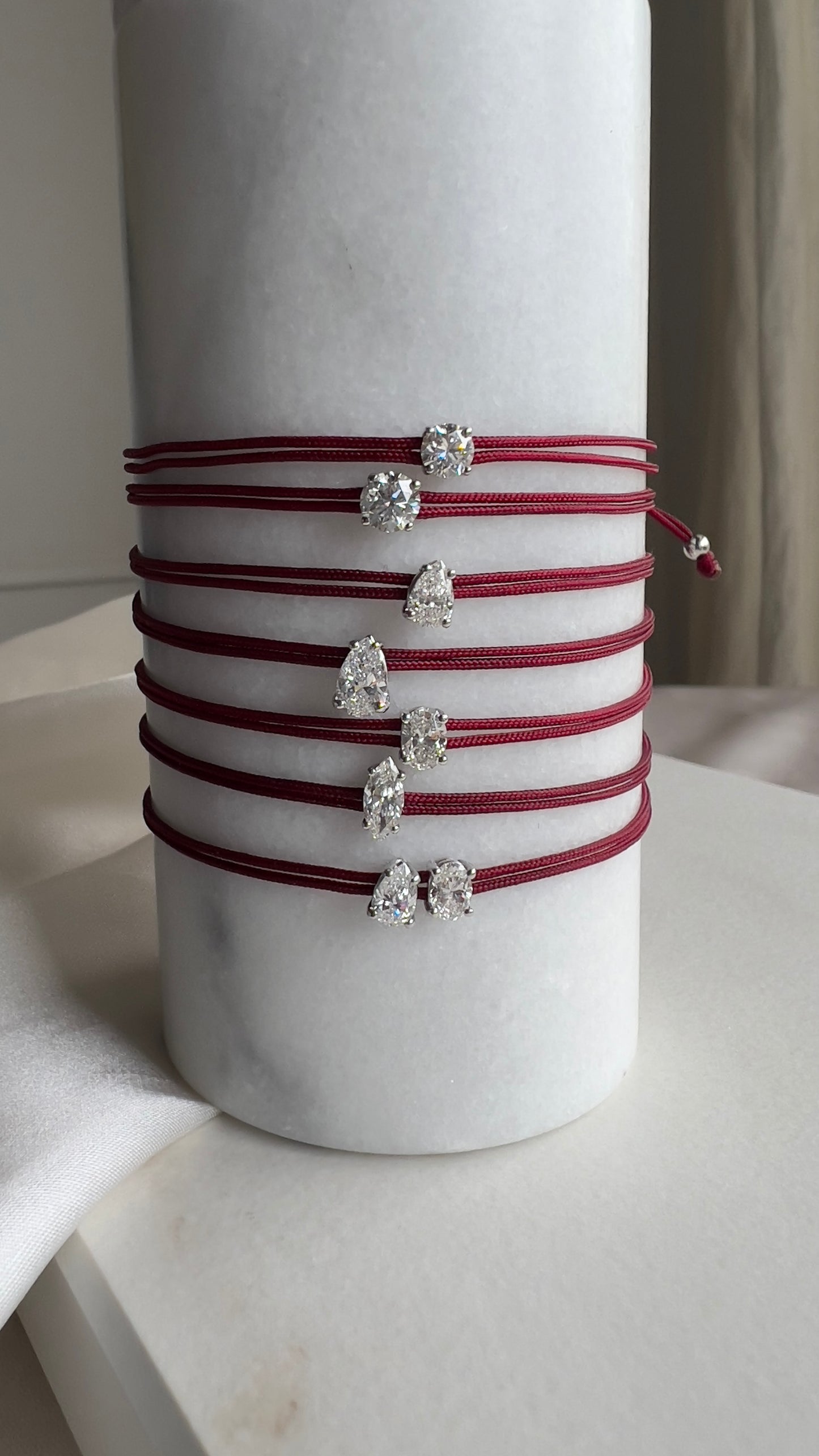 Pear Diamond Bracelet