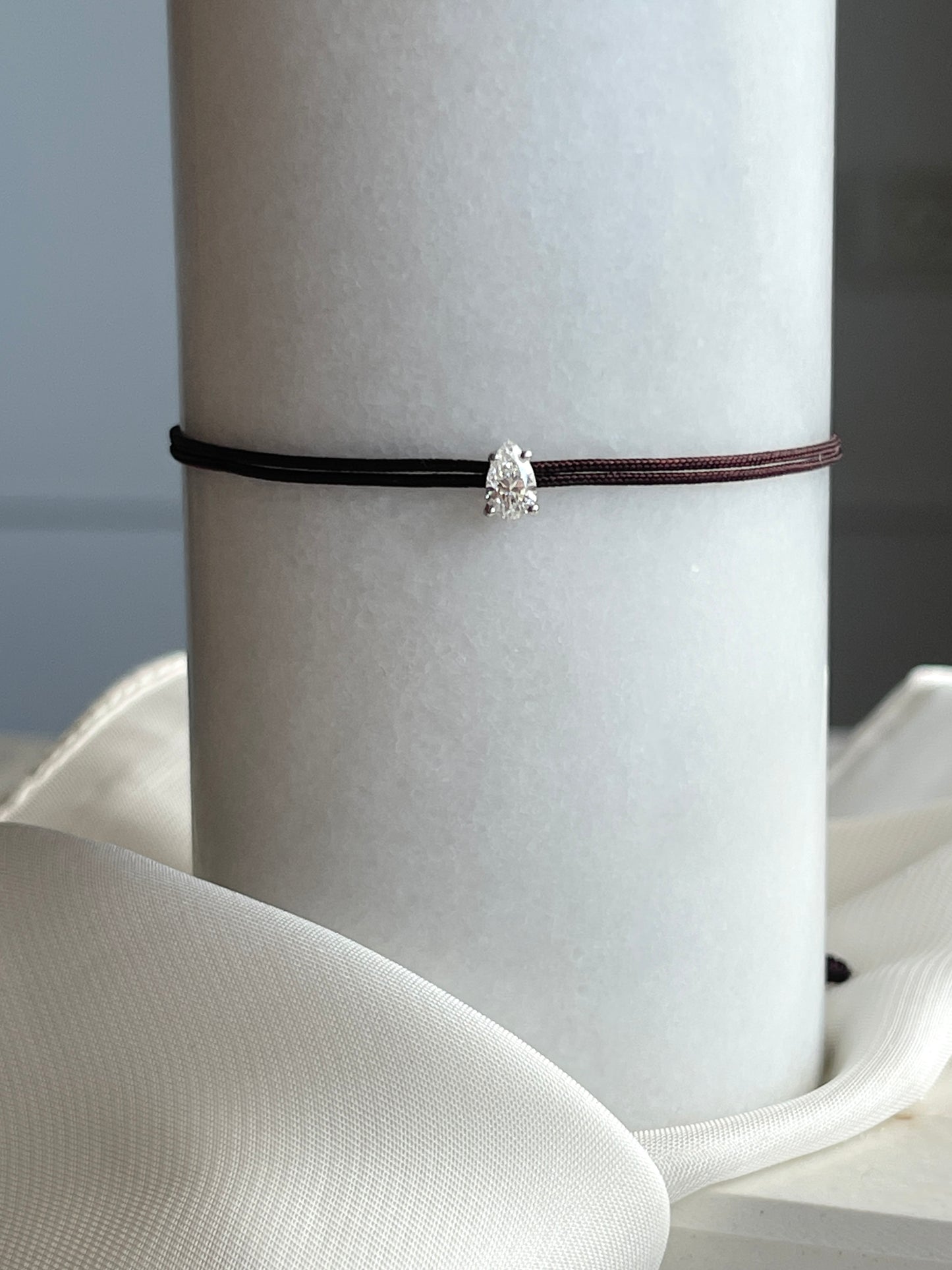 Pear Diamond Bracelet