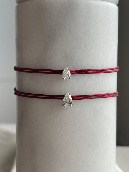 Pear Diamond Bracelet